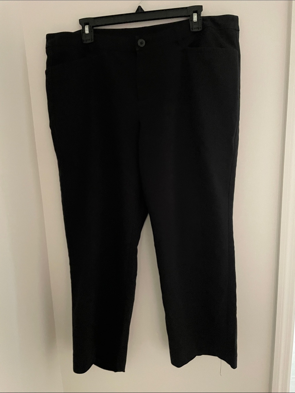 Christopher & Banks Black Straight-Leg Dress Pants